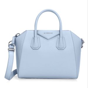 🎁NWT$1,950 Givenchy Antigona Leather Blue Mini Satchel Crossbody Shoulder Bag